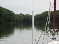 Anchored ta Dividng Creek