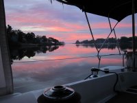 Sunrise at Deltaville Anchorage