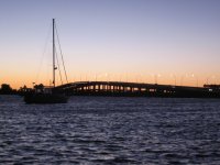 Melbourne anchorage at night