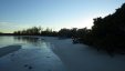 Camping at Dark Low Tide