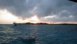 Sunset at Nomans Cay Anchorage