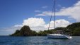 Anchored at the Los Haitises National Park