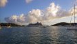 Cruiseship at the St Thomas Harbor