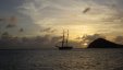 Tallship in Sunset at Rendezvous Bay