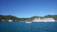 Cruiseship Docked at Road Town Harbour