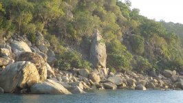 Rock Face at Lee Bay Great Camanoe Island