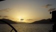 View from Cockpit at Sunset