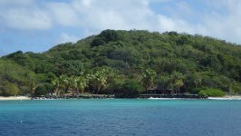 Private Beach at Buck Island