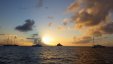 Sunset at Gustavia Anchorage