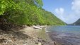 Dinghies Beached at Ilet a Cabrit