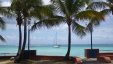 Yacht Anhored at Sainte Anne Great Palm View