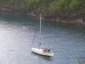 My Yacht Anchored at Anse Noire