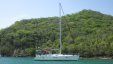 Our Yacht Anchored at Marigot Bay St Lucia