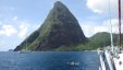 Swimming Between Pitons St Lucia