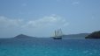 Schooner at Tobago Cays