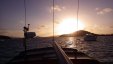 Sunset at Tobago Cays