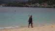 Fisherman at Grand Anse Beach