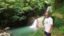 At Grenada Waterfalls