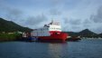 Docked Cargo Ferry