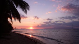 Marie Galante Beach at Sunset