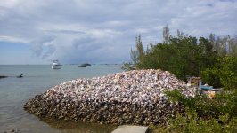 Fox Town Conch Shell Mountain Bahamas